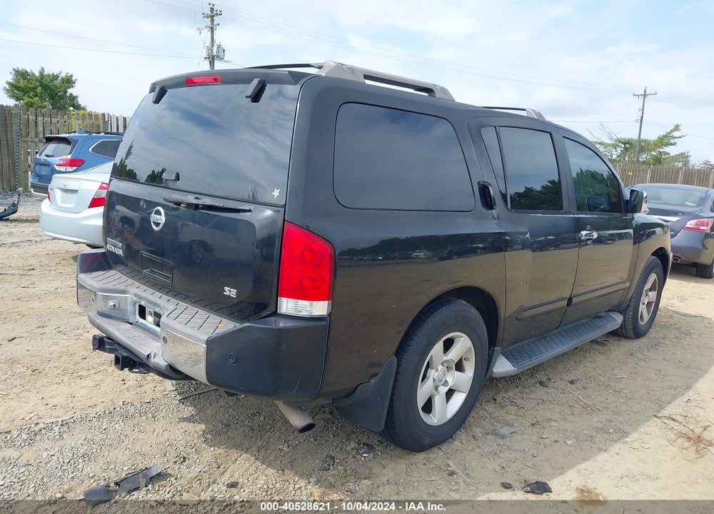 2004 NISSAN PATHFINDER ARMADA SE VIN: 5N1AA08AX4N719663