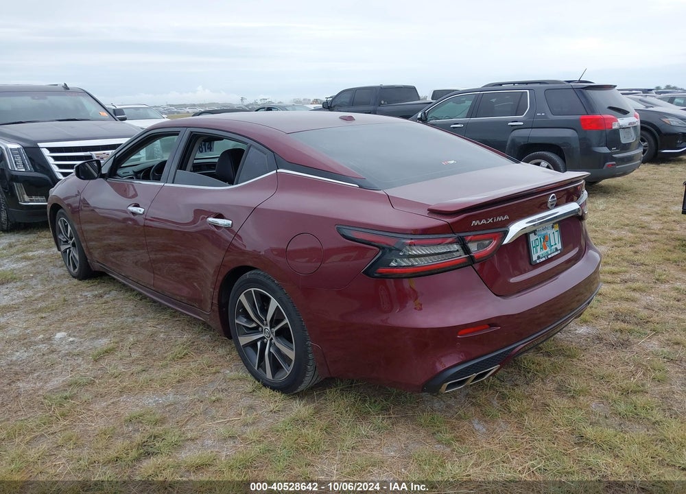 2021 NISSAN MAXIMA SV XTRONIC CVT VIN: 1N4AA6CV8MC501272