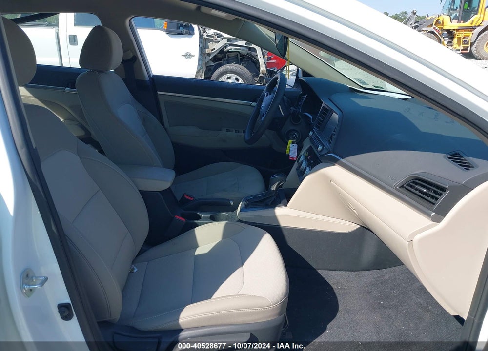 2019 HYUNDAI ELANTRA SEL VIN: 5NPD84LF9KH414627