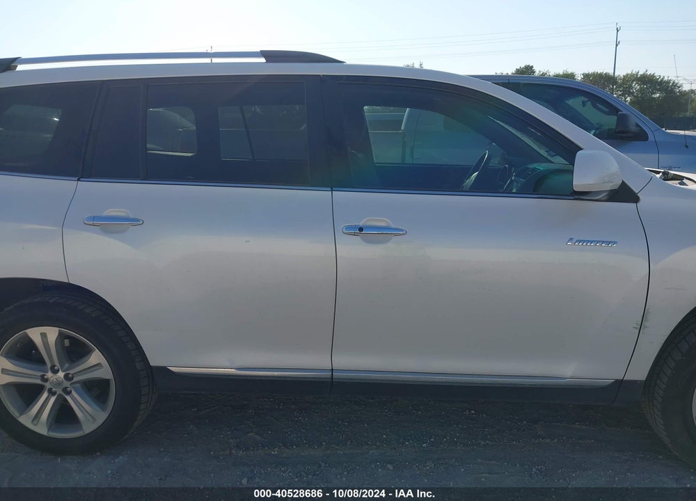 2012 TOYOTA HIGHLANDER LIMITED V6 VIN: 5TDYK3EH4CS063391