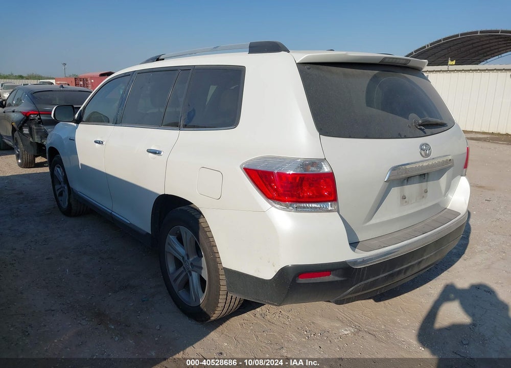 2012 TOYOTA HIGHLANDER LIMITED V6 VIN: 5TDYK3EH4CS063391