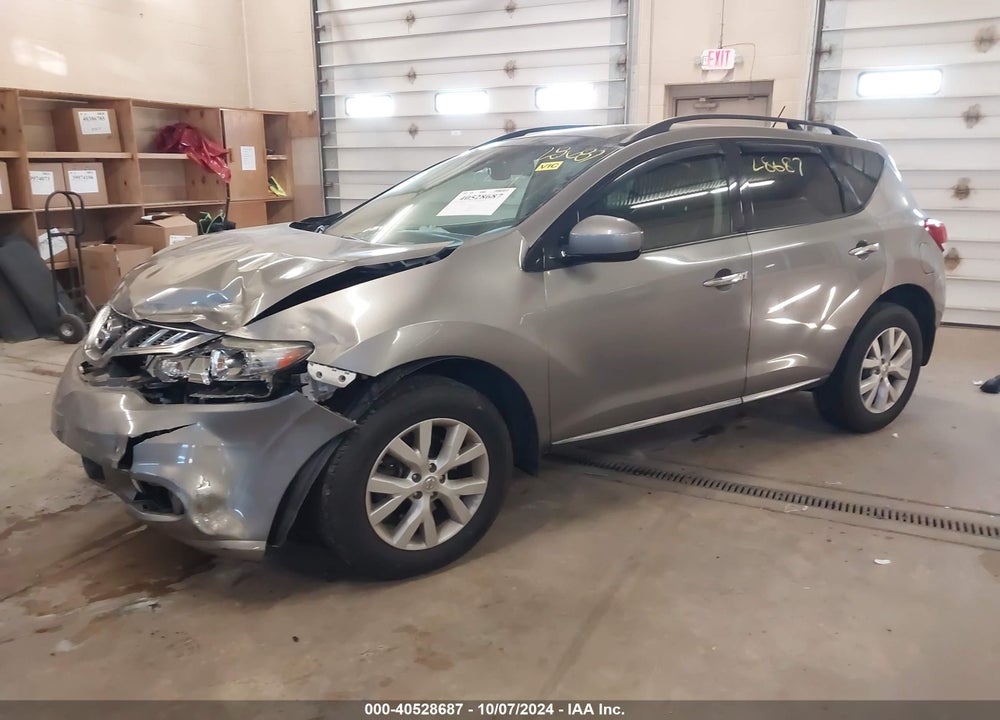 2012 NISSAN MURANO SL VIN: JN8AZ1MW3CW211052