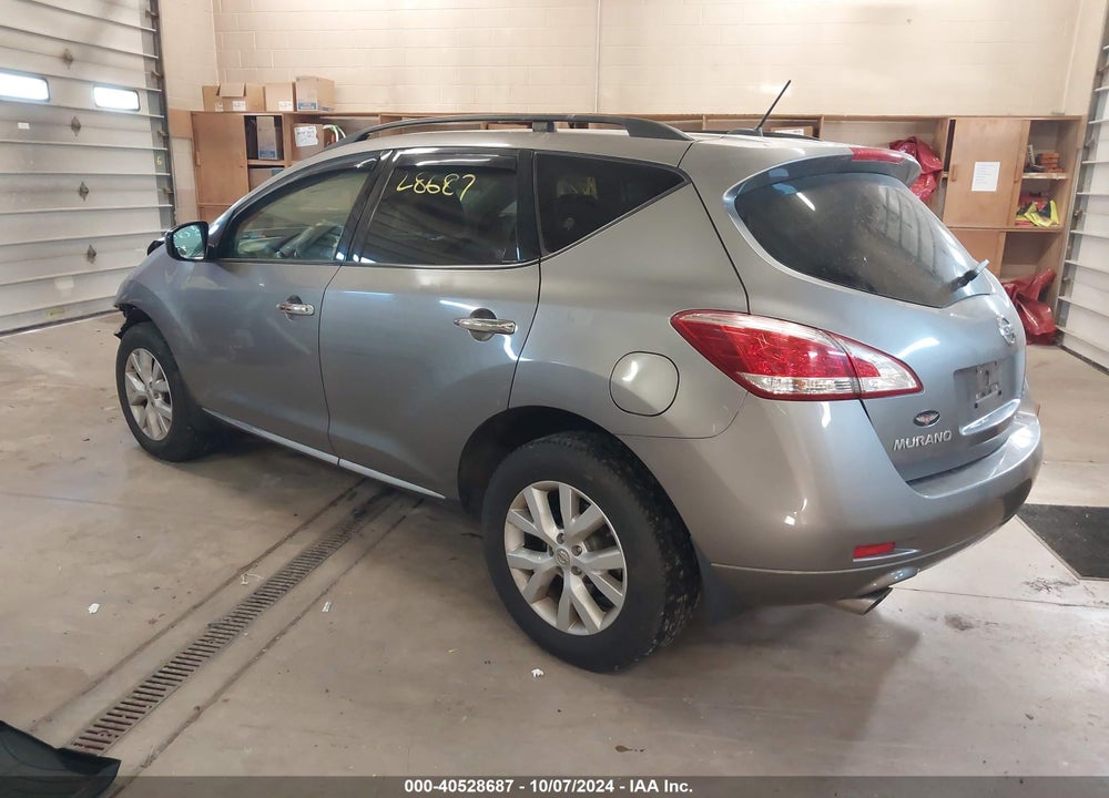 2012 NISSAN MURANO SL VIN: JN8AZ1MW3CW211052
