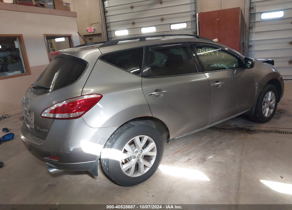 2012 NISSAN MURANO SL VIN: JN8AZ1MW3CW211052
