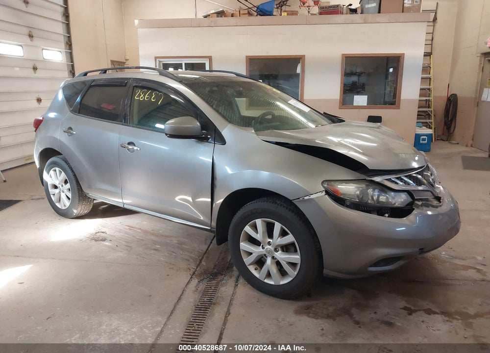2012 NISSAN MURANO SL VIN: JN8AZ1MW3CW211052