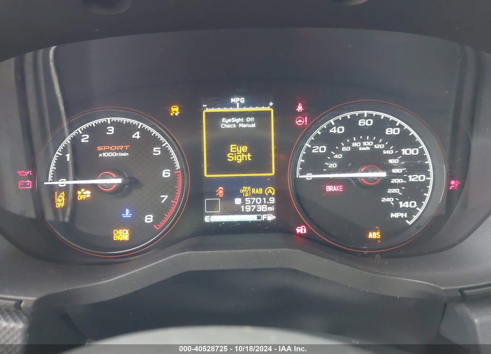 2023 SUBARU FORESTER SPORT VIN: JF2SKAJC8PH409572