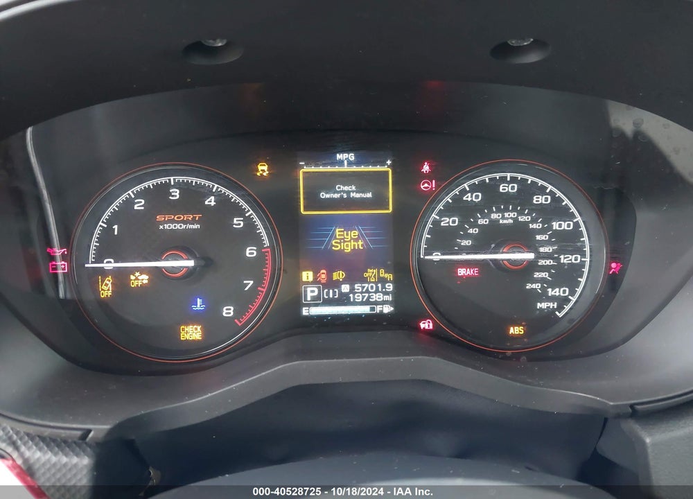 2023 SUBARU FORESTER SPORT VIN: JF2SKAJC8PH409572