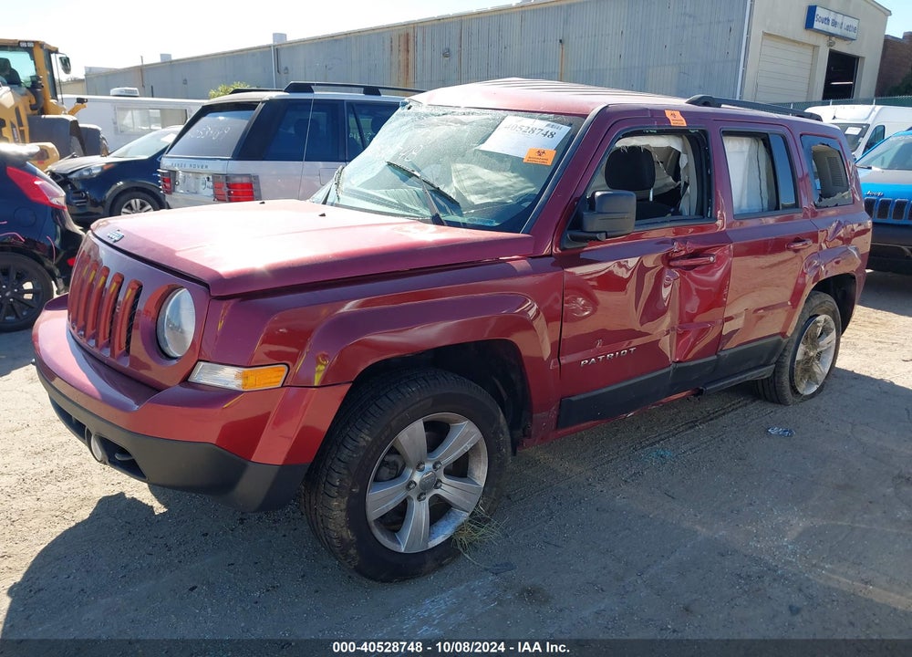 2014 JEEP PATRIOT LATITUDE VIN: 1C4NJRFB7ED810533