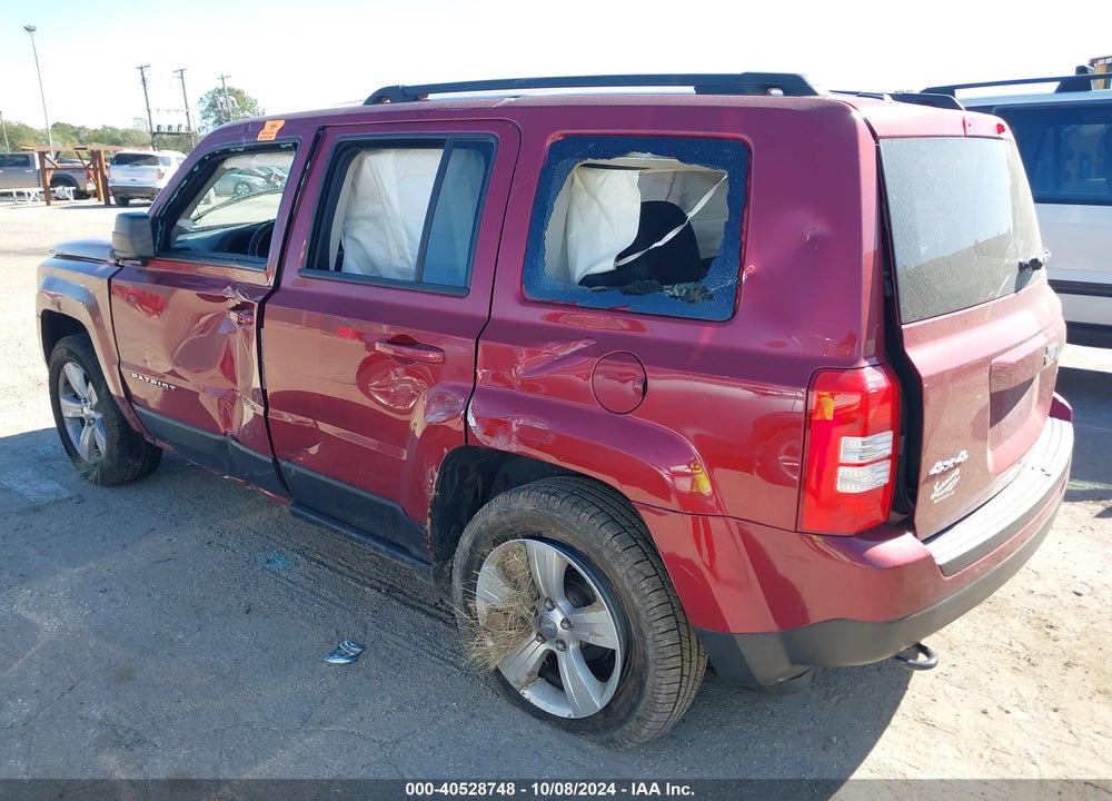 2014 JEEP PATRIOT LATITUDE VIN: 1C4NJRFB7ED810533