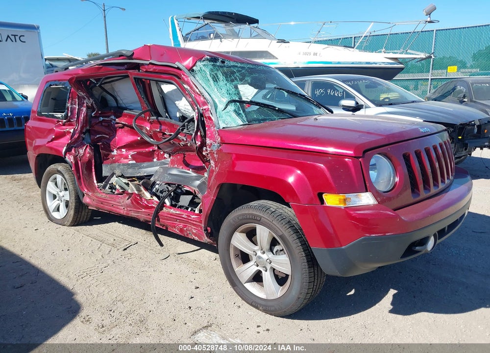 2014 JEEP PATRIOT LATITUDE VIN: 1C4NJRFB7ED810533