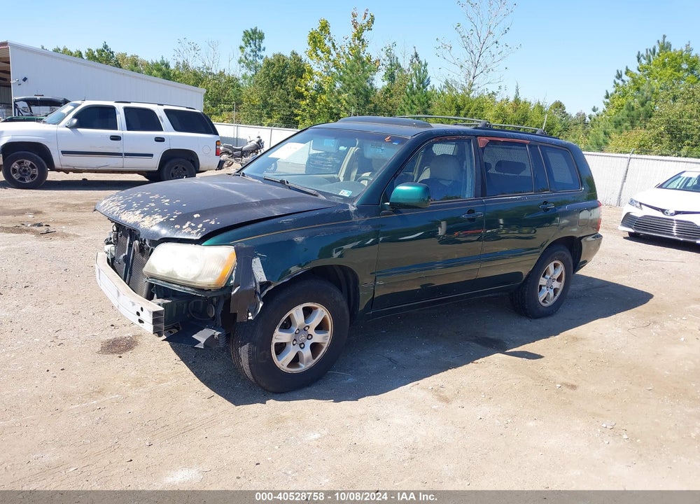 2003 TOYOTA HIGHLANDER V6 VIN: JTEGF21A530084719