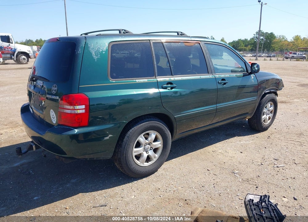 2003 TOYOTA HIGHLANDER V6 VIN: JTEGF21A530084719