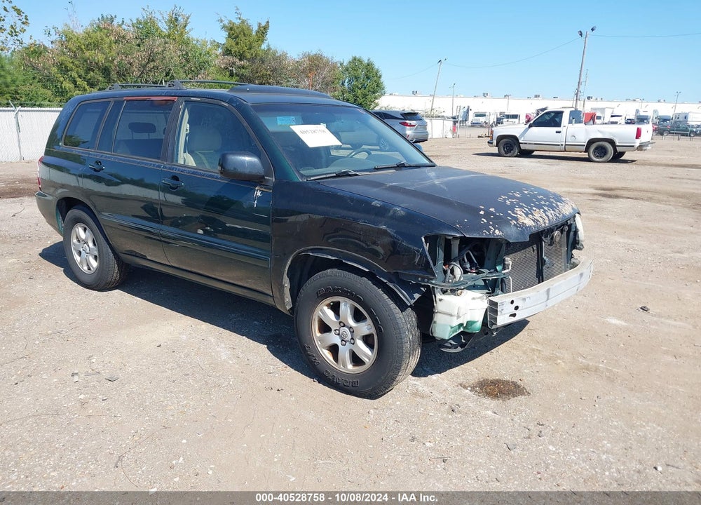 2003 TOYOTA HIGHLANDER V6 VIN: JTEGF21A530084719