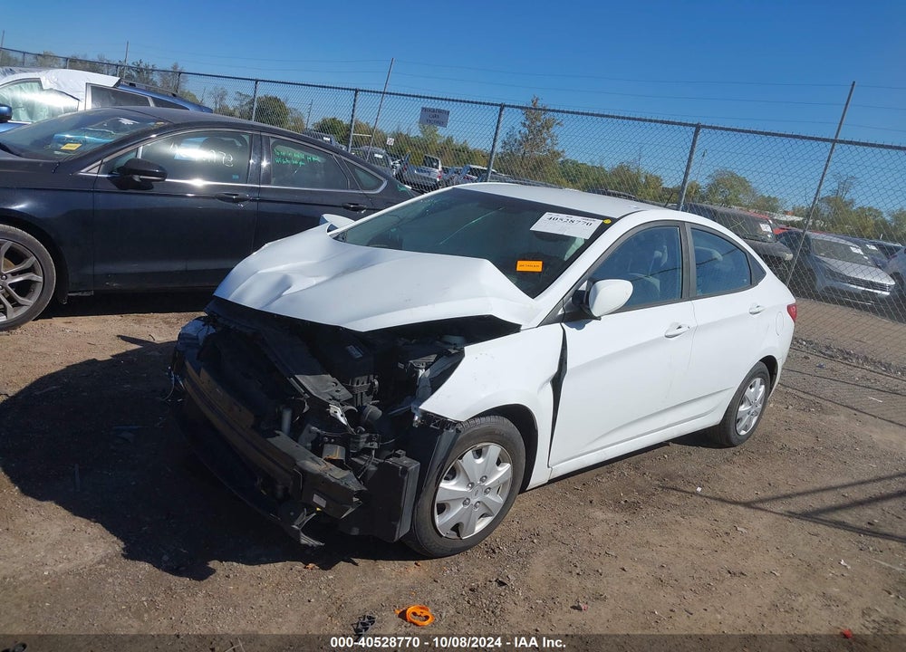 2017 HYUNDAI ACCENT SE VIN: KMHCT4AE3HU276386