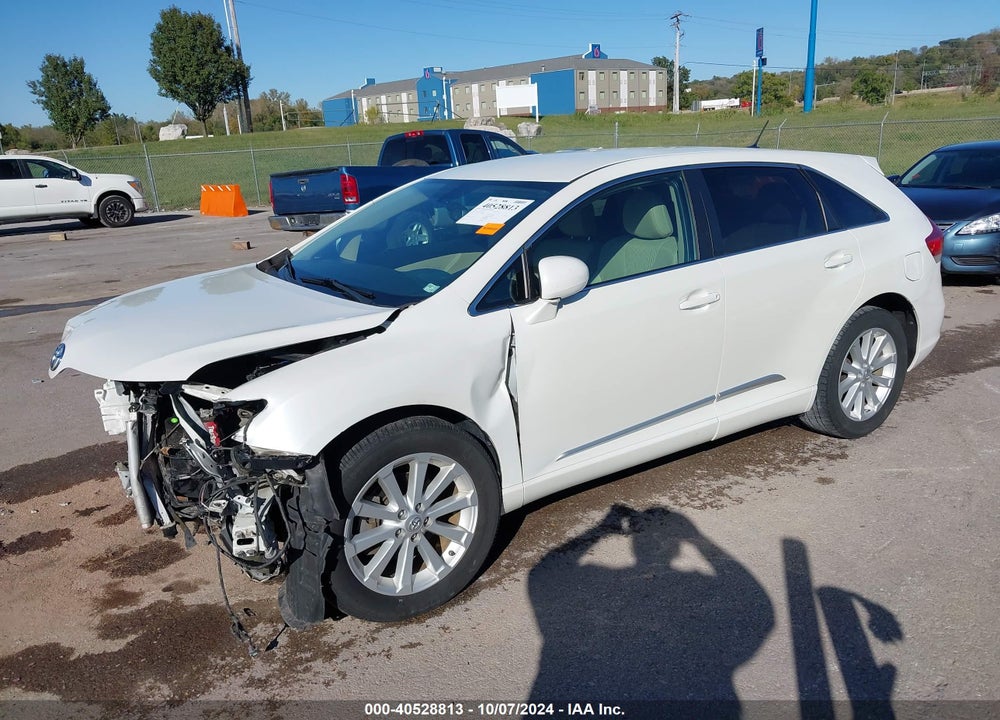 2012 TOYOTA VENZA LE VIN: 4T3ZA3BBXCU061909