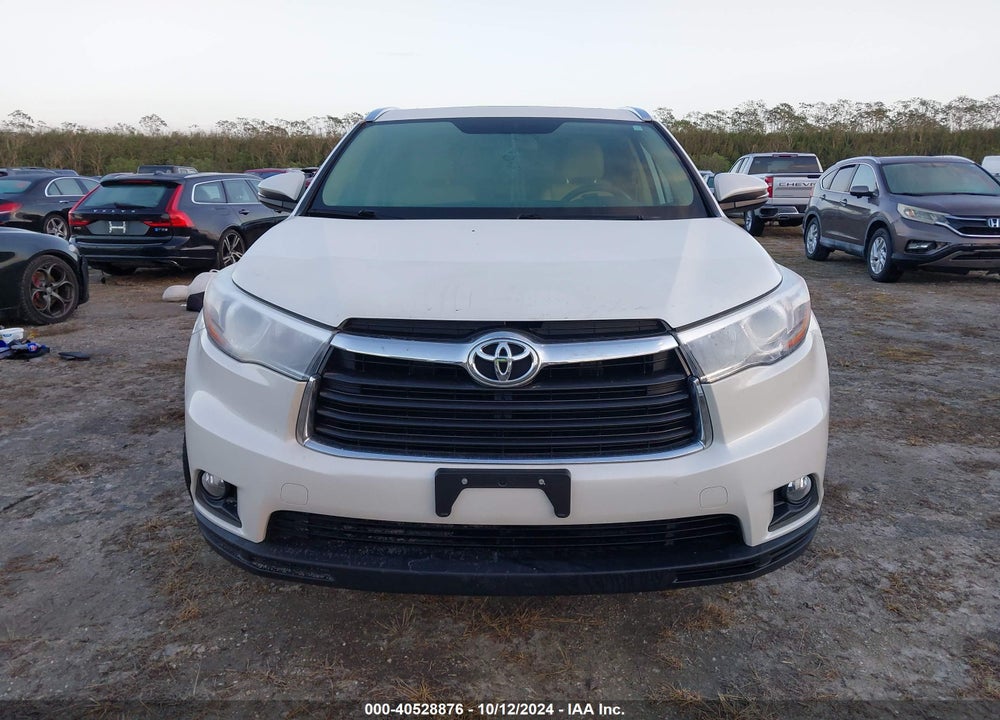 2016 TOYOTA HIGHLANDER XLE V6 VIN: 5TDJKRFH7GS338907