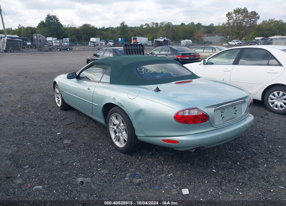 2001 JAGUAR XK8 VIN: SAJDA42C91NA17921