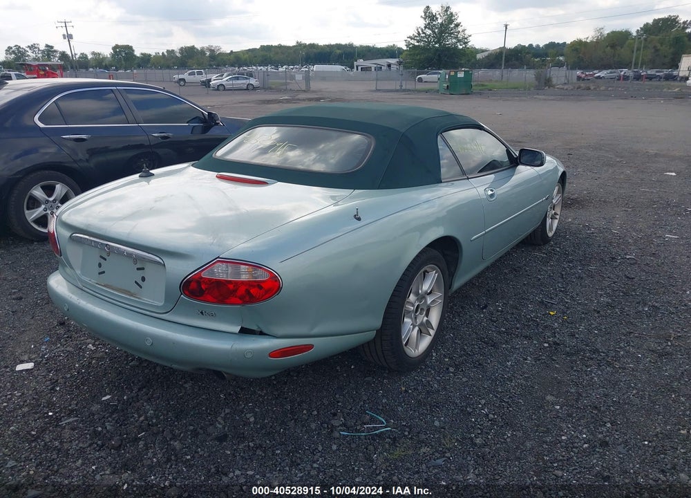 2001 JAGUAR XK8 VIN: SAJDA42C91NA17921