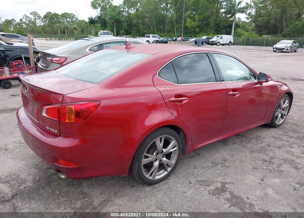 2010 LEXUS IS 250 VIN: JTHBF5C21A5123116