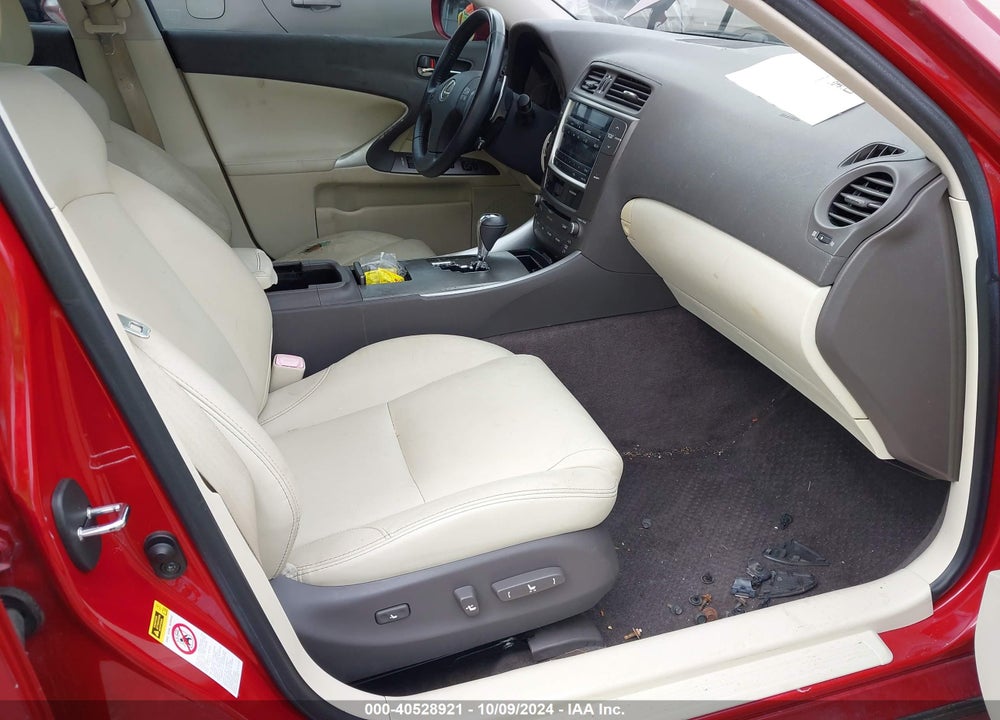 2010 LEXUS IS 250 VIN: JTHBF5C21A5123116
