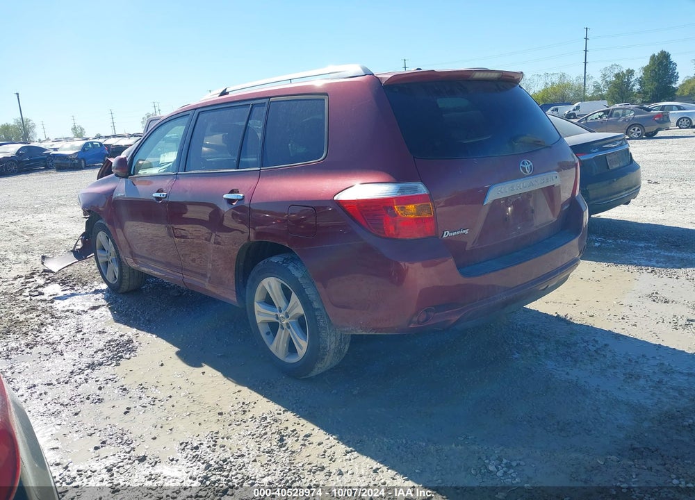 2010 TOYOTA HIGHLANDER LIMITED V6 VIN: JTEDK3EH7A2152709