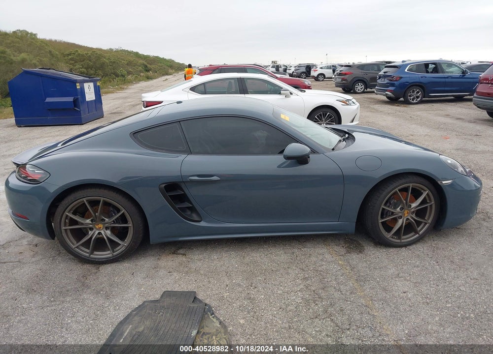 2018 PORSCHE 718 CAYMAN VIN: WP0AA2A80JK261619
