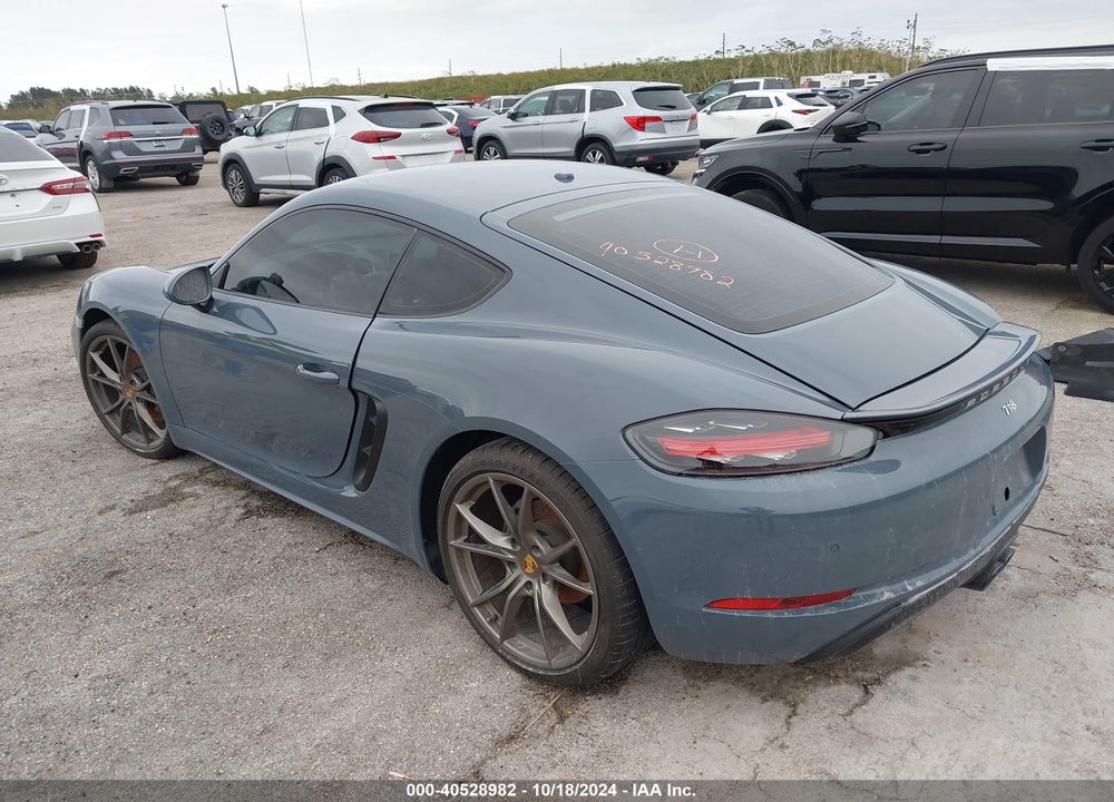 2018 PORSCHE 718 CAYMAN VIN: WP0AA2A80JK261619