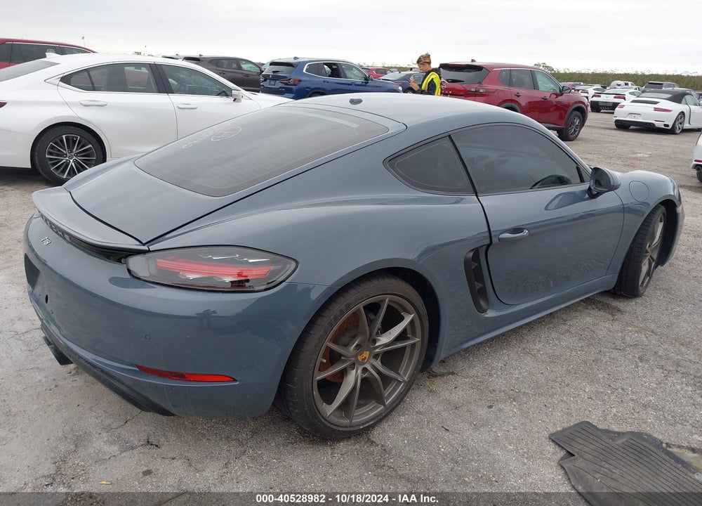 2018 PORSCHE 718 CAYMAN VIN: WP0AA2A80JK261619