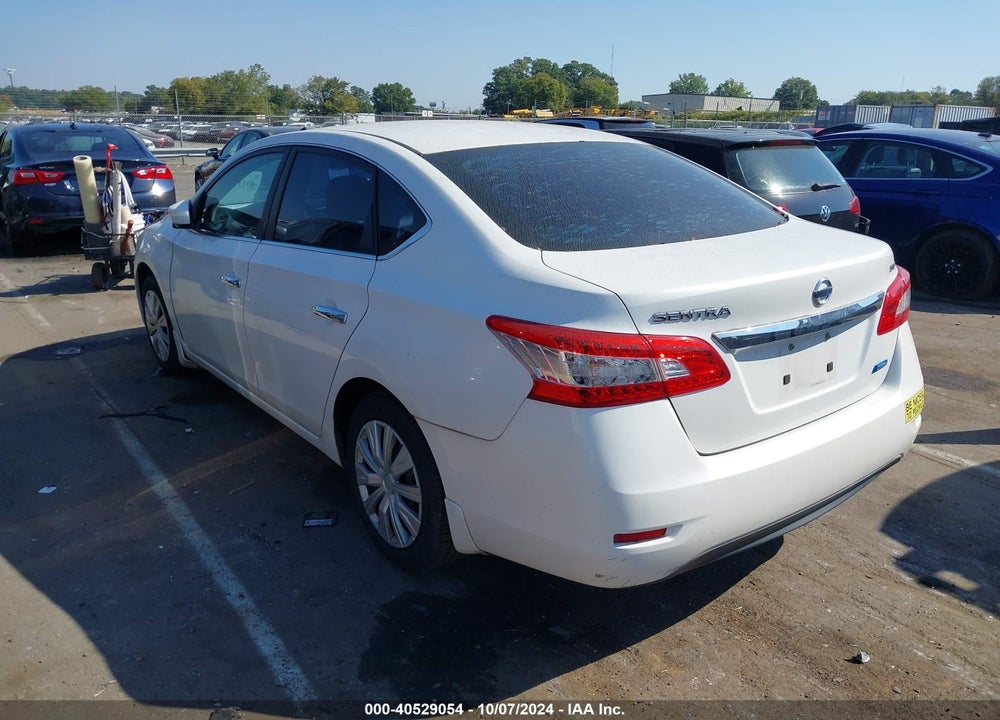 2013 NISSAN SENTRA SV VIN: 3N1AB7AP8DL702338