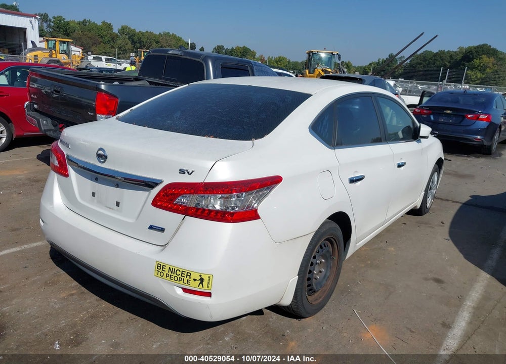 2013 NISSAN SENTRA SV VIN: 3N1AB7AP8DL702338