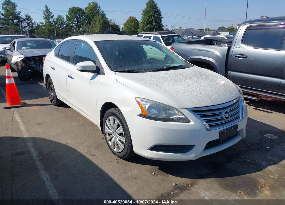 2013 NISSAN SENTRA SV VIN: 3N1AB7AP8DL702338