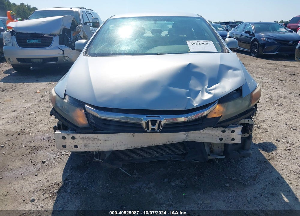 2012 HONDA CIVIC LX VIN: 2HGFB2F54CH500196