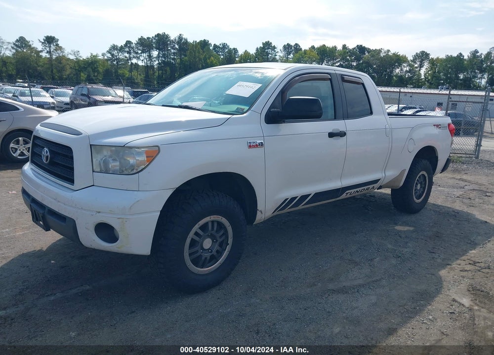 2009 TOYOTA TUNDRA GRADE 5.7L V8 VIN: 5TFBV54109X086747