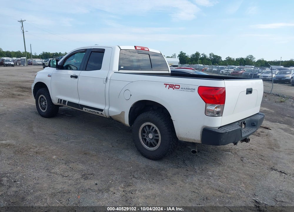 2009 TOYOTA TUNDRA GRADE 5.7L V8 VIN: 5TFBV54109X086747