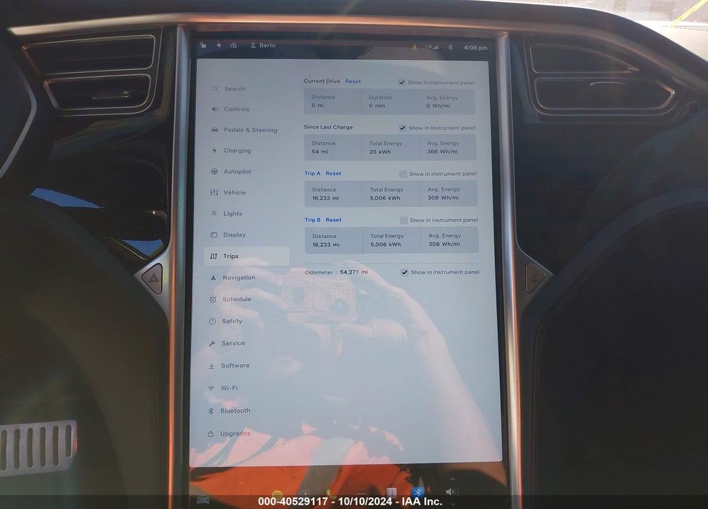2016 TESLA MODEL S 60/70/75/85 VIN: 5YJSA1E1XGF152392
