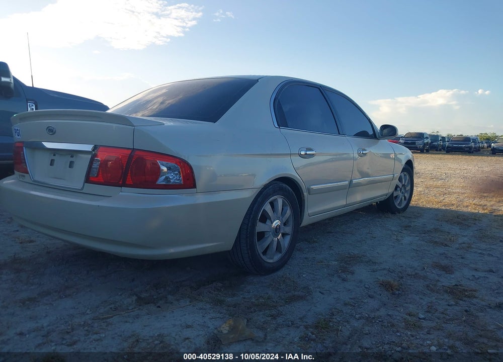 2004 KIA OPTIMA EX V6/LX V6 VIN: KNAGD128X45359874