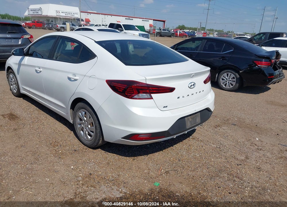 2019 HYUNDAI ELANTRA SE VIN: 5NPD74LF8KH496434