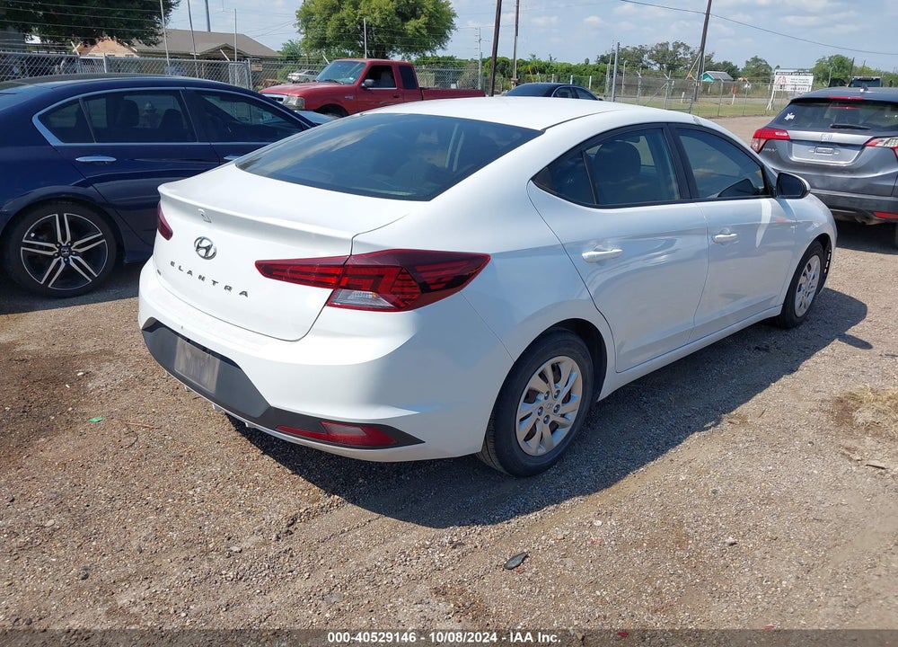 2019 HYUNDAI ELANTRA SE VIN: 5NPD74LF8KH496434