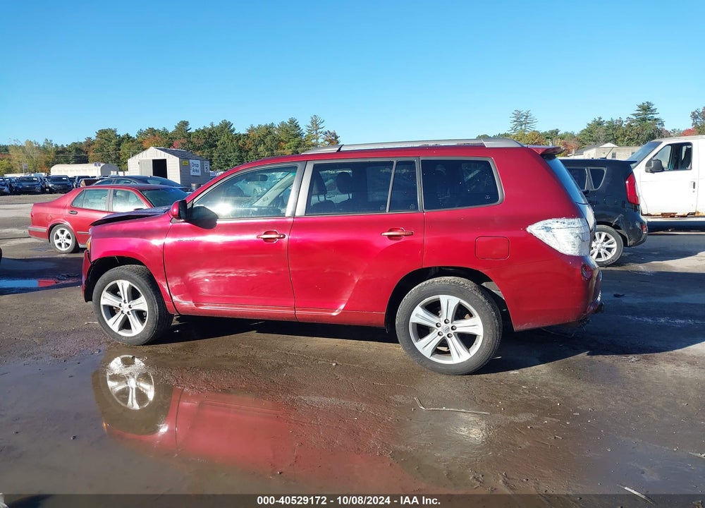 2008 TOYOTA HIGHLANDER SPORT VIN: JTEES43A182056312
