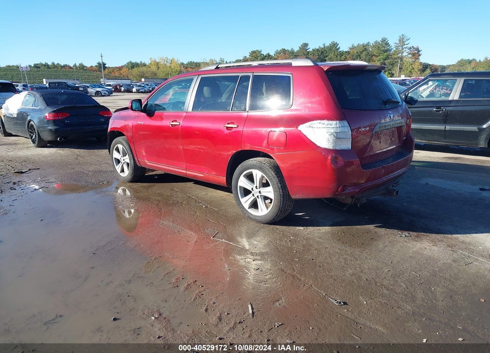 2008 TOYOTA HIGHLANDER SPORT VIN: JTEES43A182056312