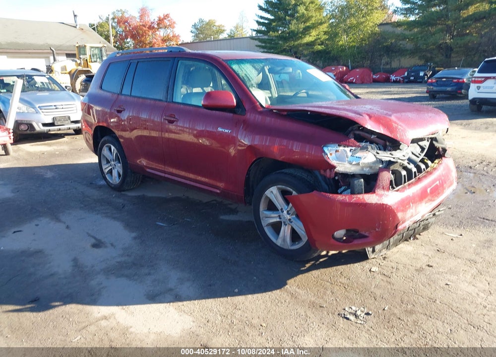 2008 TOYOTA HIGHLANDER SPORT VIN: JTEES43A182056312