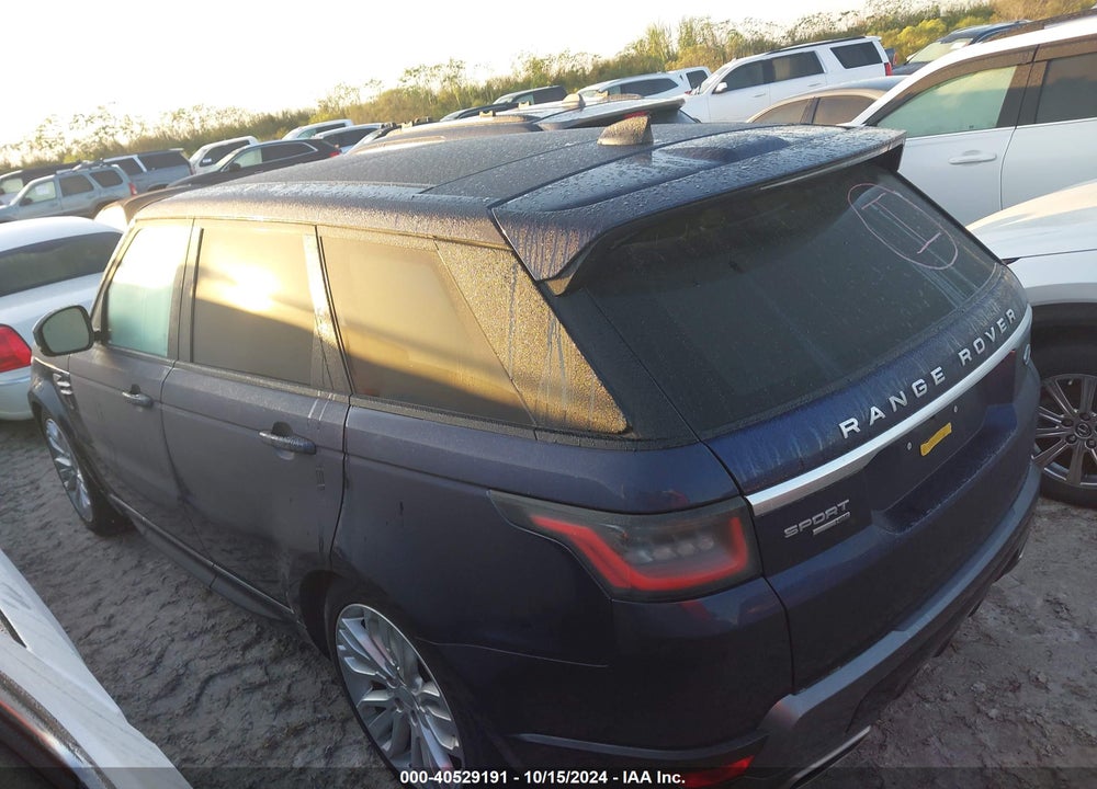 2019 LAND ROVER RANGE ROVER SPORT HSE VIN: SALWR2RV9KA416788