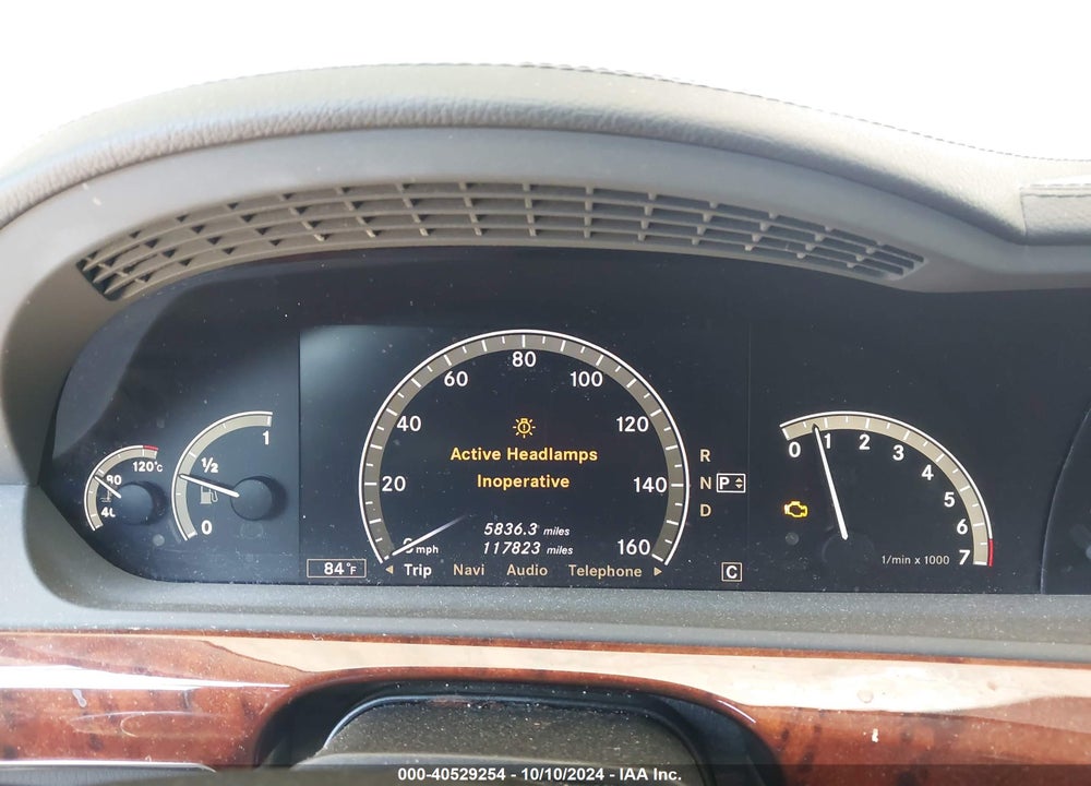 2008 MERCEDES-BENZ S 550 VIN: WDDNG71X58A151059