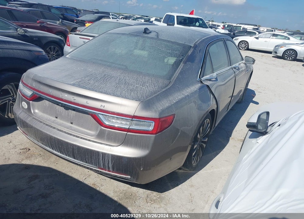 2018 LINCOLN CONTINENTAL RESERVE VIN: 1LN6L9RP6J5616890