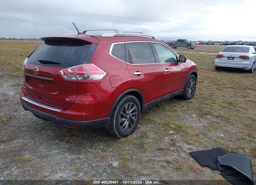 2016 NISSAN ROGUE SL VIN: 5N1AT2MT2GC760785