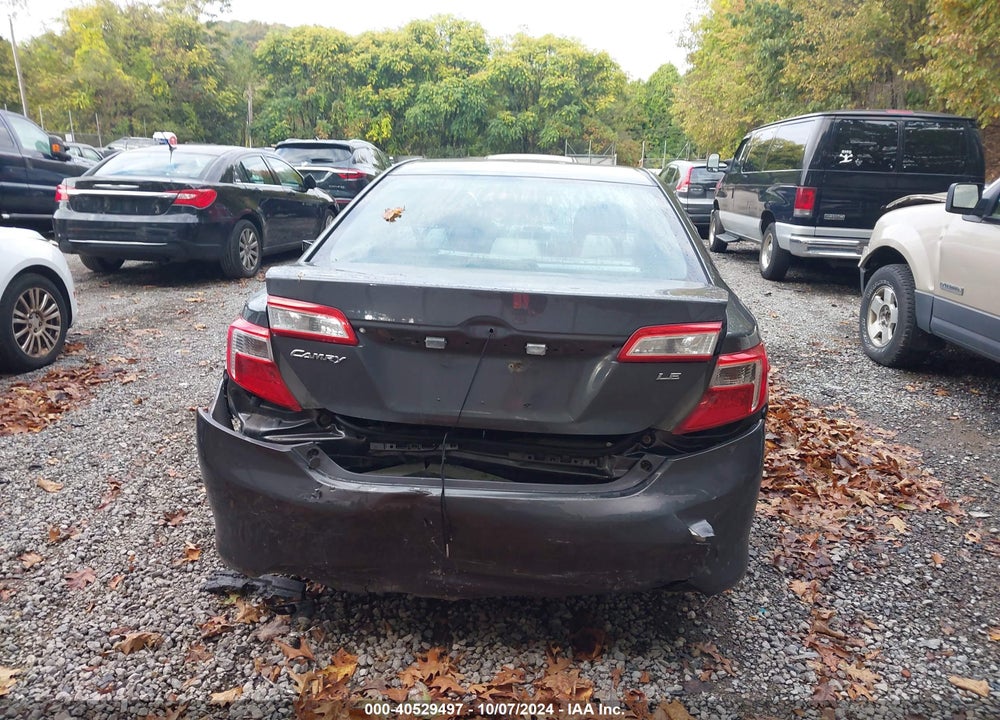 2012 TOYOTA CAMRY LE VIN: 4T4BF1FK1CR198477