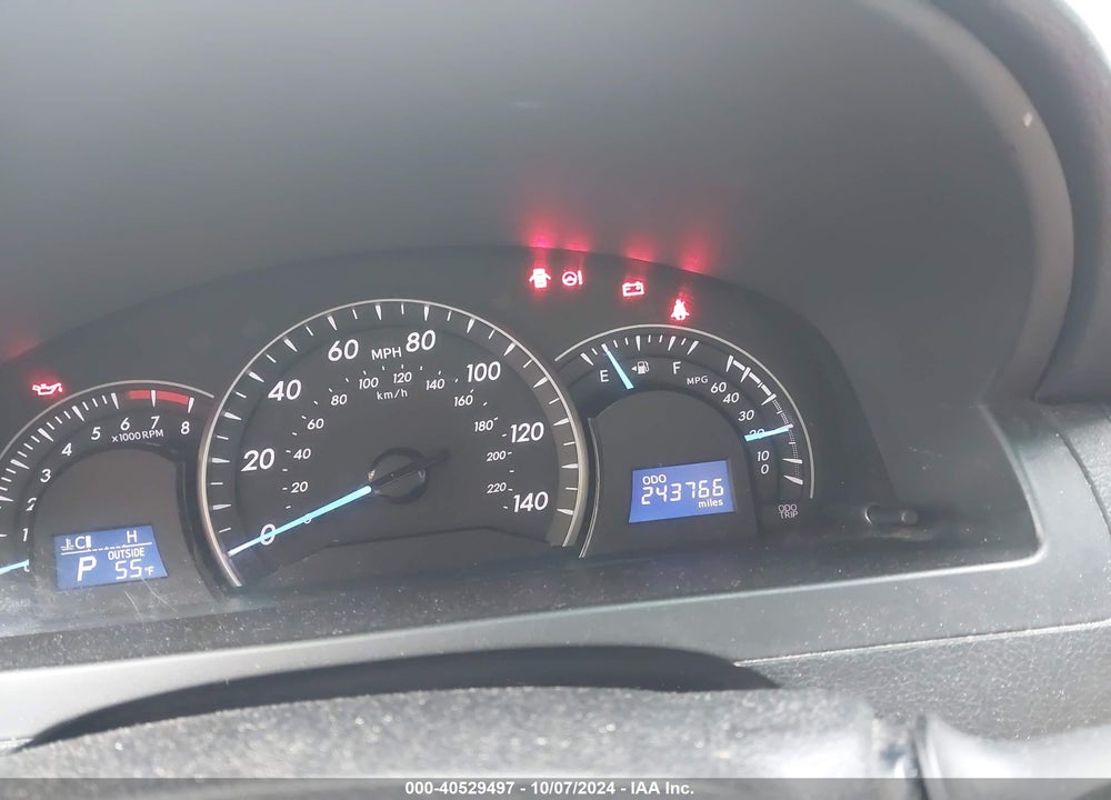 2012 TOYOTA CAMRY LE VIN: 4T4BF1FK1CR198477