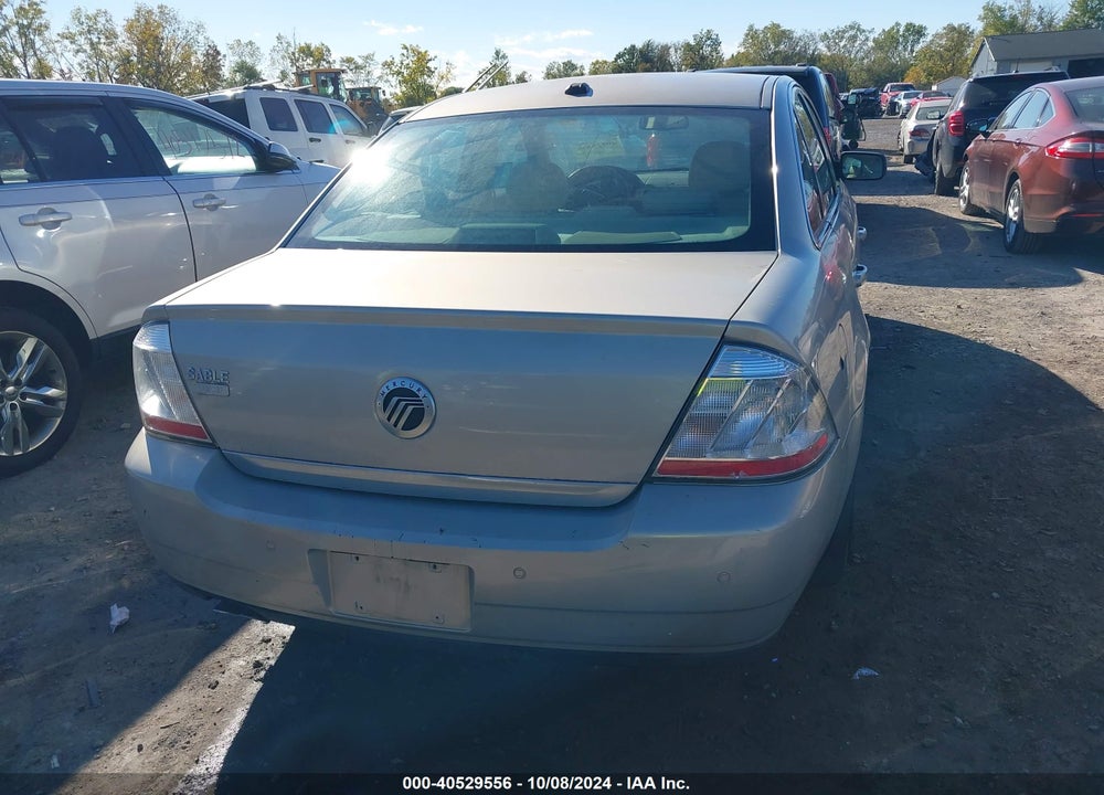 2009 MERCURY SABLE PREMIER VIN: 1MEHM42W49G629795