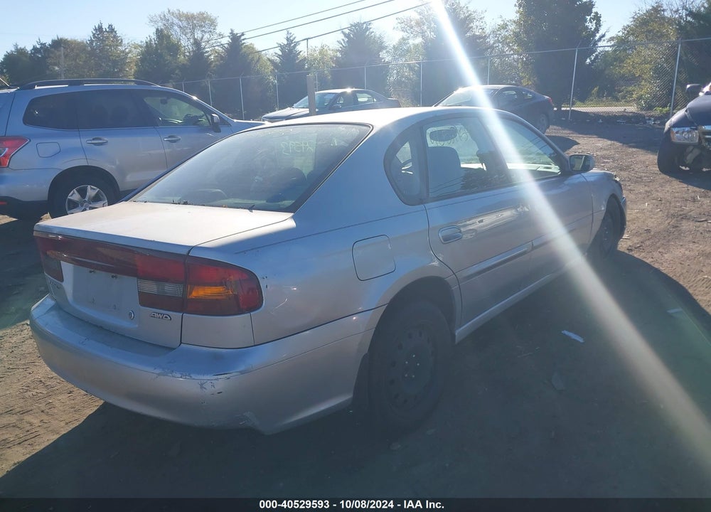 2004 SUBARU LEGACY L/L W/35TH ANNIVERSARY EDITION VIN: 4S3BE625247211591