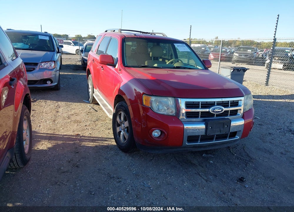 2010 FORD ESCAPE LIMITED VIN: 1FMCU0EG1AKB75589